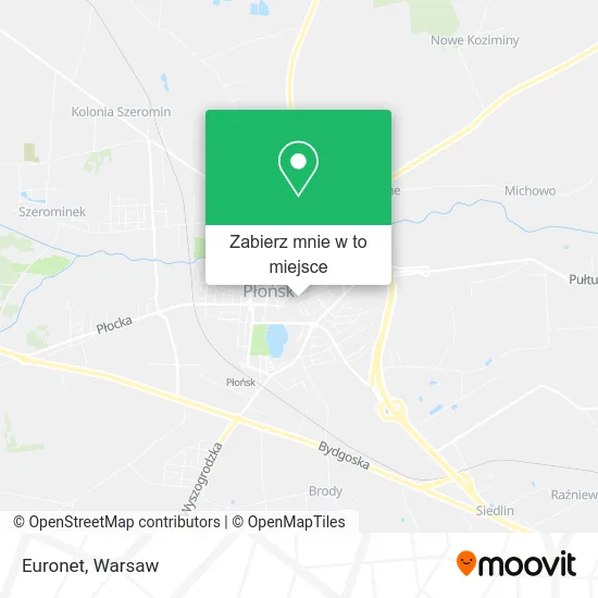 Mapa Euronet