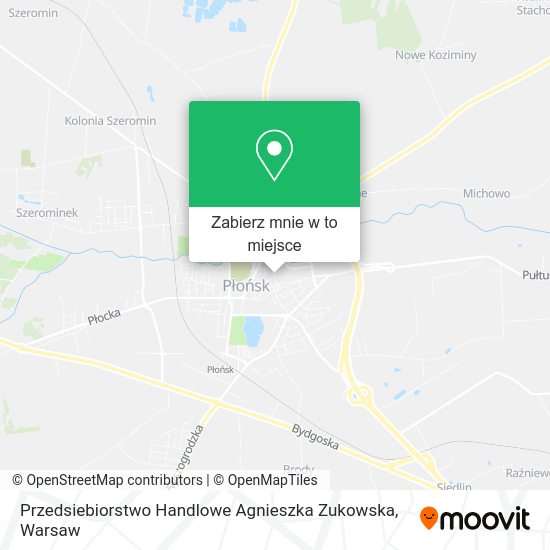 Mapa Przedsiebiorstwo Handlowe Agnieszka Zukowska