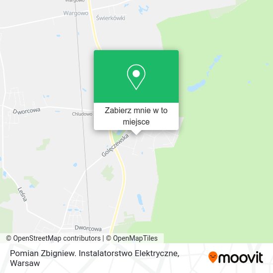 Mapa Pomian Zbigniew. Instalatorstwo Elektryczne