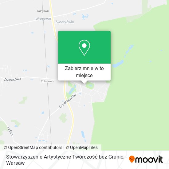 Mapa Stowarzyszenie Artystyczne Twórczość bez Granic