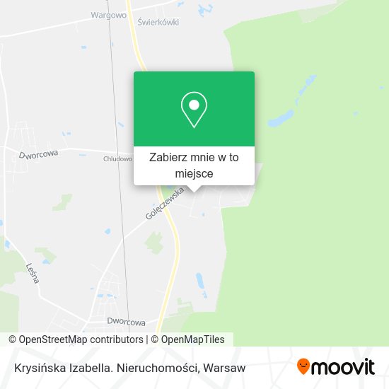 Mapa Krysińska Izabella. Nieruchomości