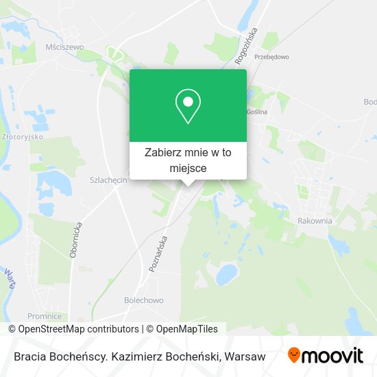 Mapa Bracia Bocheńscy. Kazimierz Bocheński