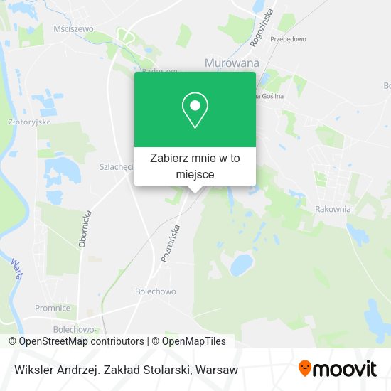 Mapa Wiksler Andrzej. Zakład Stolarski