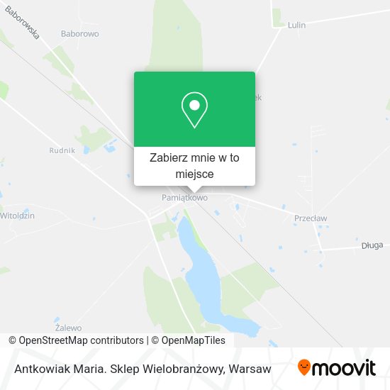 Mapa Antkowiak Maria. Sklep Wielobranżowy