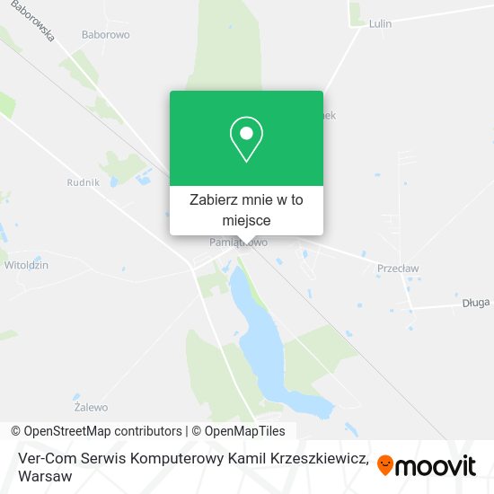 Mapa Ver-Com Serwis Komputerowy Kamil Krzeszkiewicz