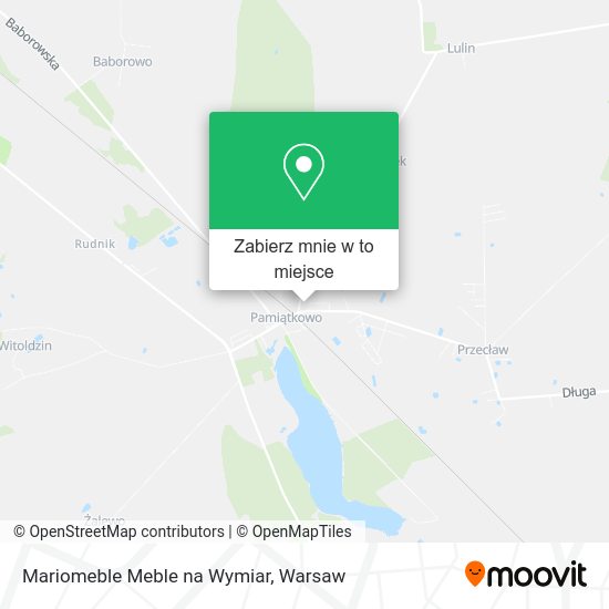 Mapa Mariomeble Meble na Wymiar