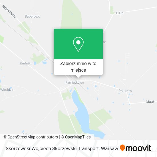 Mapa Skórzewski Wojciech Skórzewski Transport