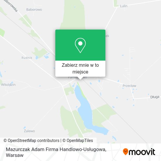 Mapa Mazurczak Adam Firma Handlowo-Usługowa