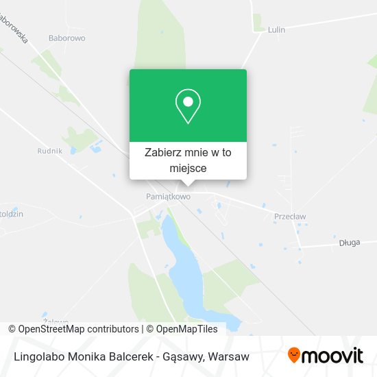 Mapa Lingolabo Monika Balcerek - Gąsawy