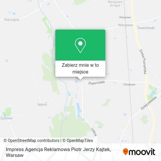 Mapa Impress Agencja Reklamowa Piotr Jerzy Kajtek