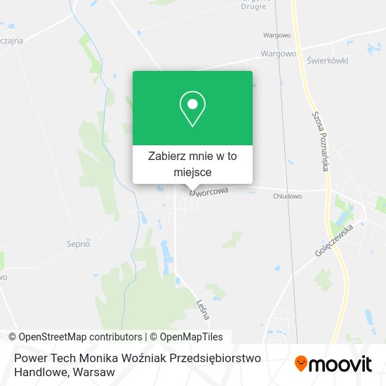 Mapa Power Tech Monika Woźniak Przedsiębiorstwo Handlowe