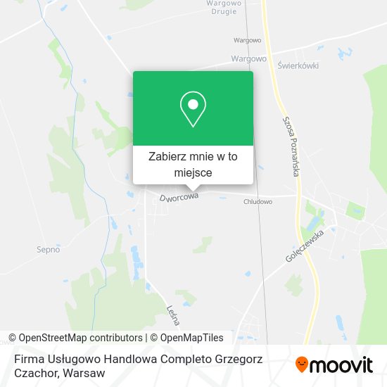 Mapa Firma Usługowo Handlowa Completo Grzegorz Czachor