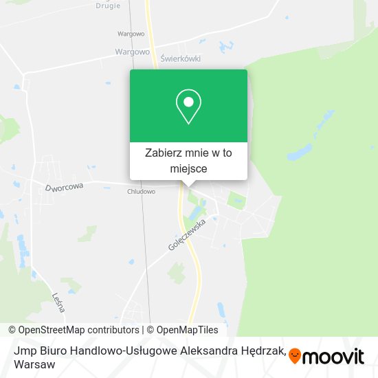 Mapa Jmp Biuro Handlowo-Usługowe Aleksandra Hędrzak