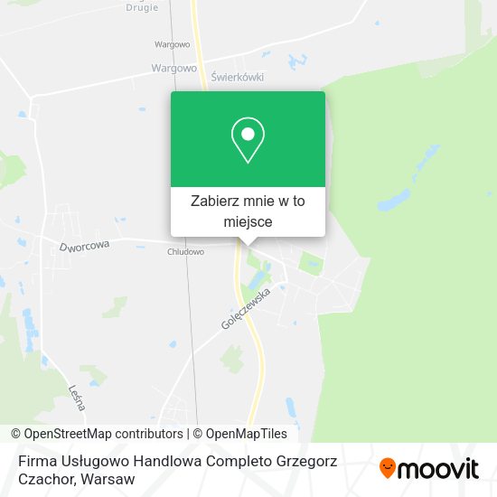 Mapa Firma Usługowo Handlowa Completo Grzegorz Czachor