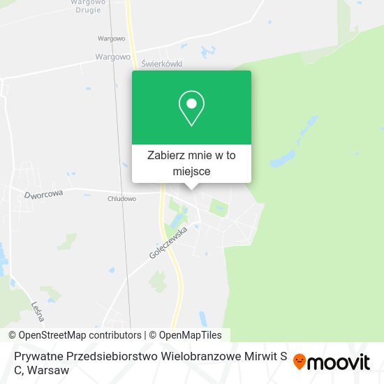 Mapa Prywatne Przedsiebiorstwo Wielobranzowe Mirwit S C