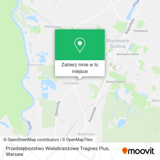 Mapa Przedsiębiorstwo Wielobranżowe Tragnes Plus