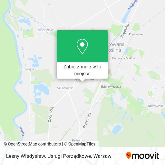 Mapa Leśny Władysław. Usługi Porządkowe