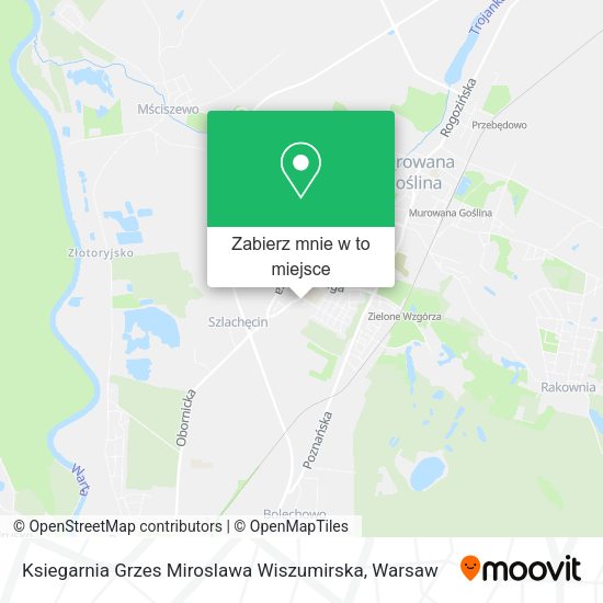 Mapa Ksiegarnia Grzes Miroslawa Wiszumirska