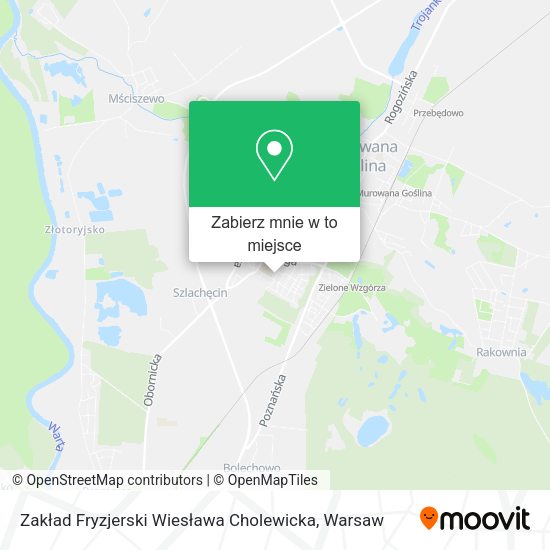 Mapa Zakład Fryzjerski Wiesława Cholewicka