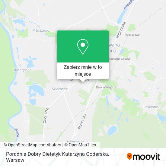 Mapa Poradnia Dobry Dietetyk Katarzyna Goderska