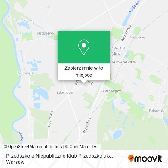 Mapa Przedszkole Niepubliczne Klub Przedszkolaka