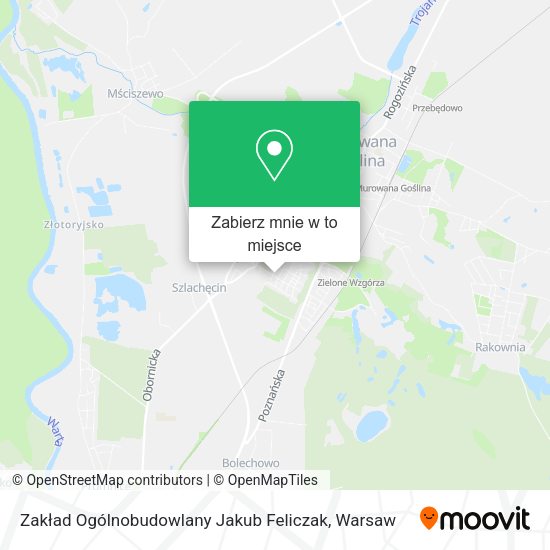 Mapa Zakład Ogólnobudowlany Jakub Feliczak