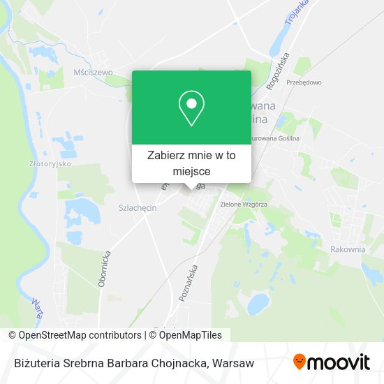 Mapa Biżuteria Srebrna Barbara Chojnacka