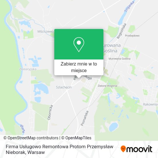 Mapa Firma Usługowo Remontowa Protom Przemysław Nieborak