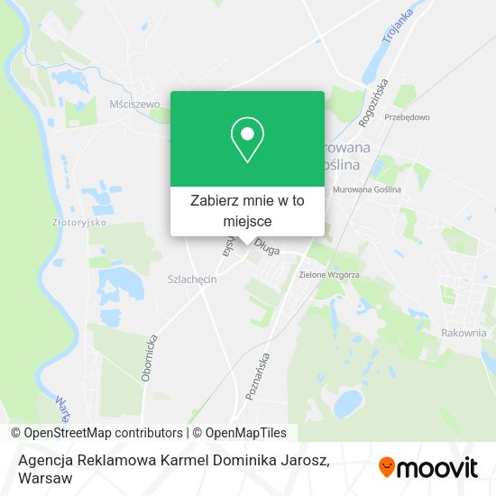 Mapa Agencja Reklamowa Karmel Dominika Jarosz