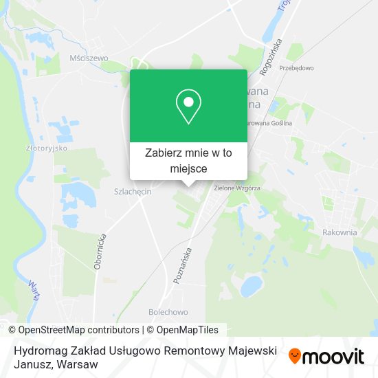 Mapa Hydromag Zakład Usługowo Remontowy Majewski Janusz