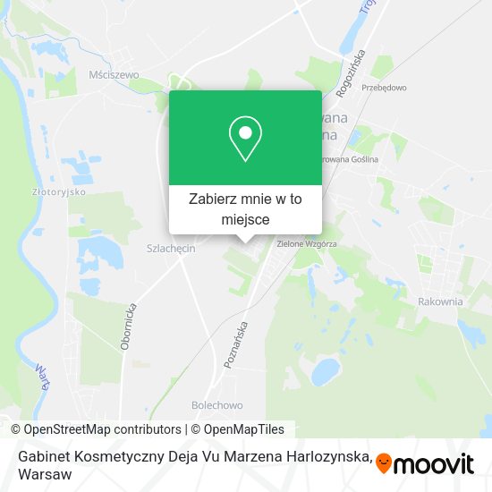 Mapa Gabinet Kosmetyczny Deja Vu Marzena Harlozynska