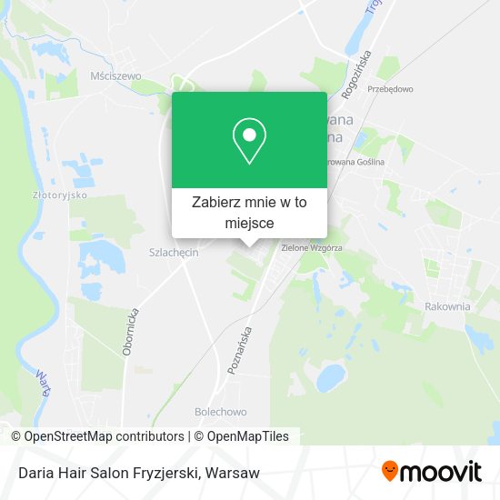 Mapa Daria Hair Salon Fryzjerski