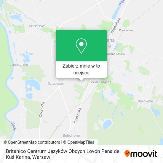 Mapa Britanico Centrum Języków Obcych Lovón Pena de Kuś Karina