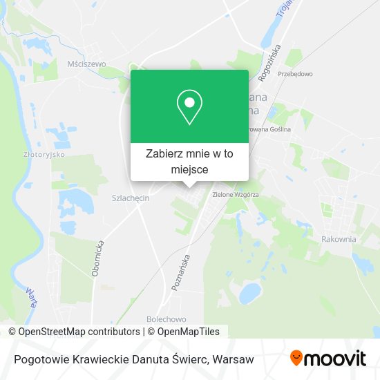 Mapa Pogotowie Krawieckie Danuta Świerc