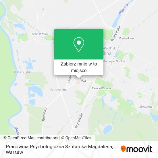 Mapa Pracownia Psychologiczna Szutarska Magdalena