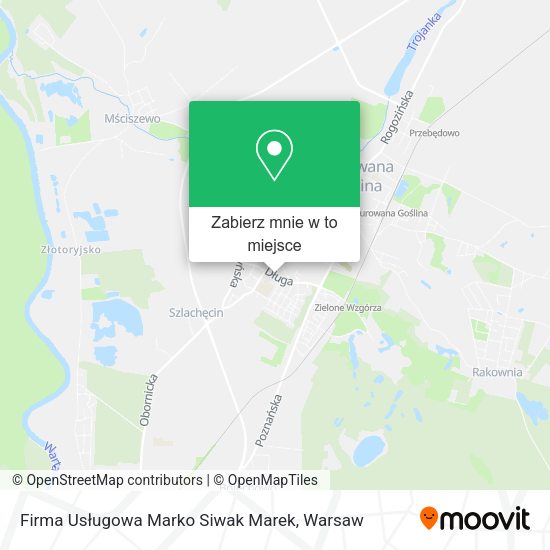 Mapa Firma Usługowa Marko Siwak Marek