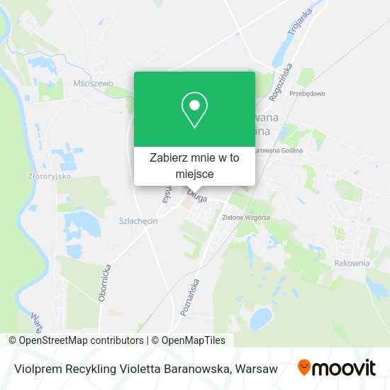 Mapa Violprem Recykling Violetta Baranowska