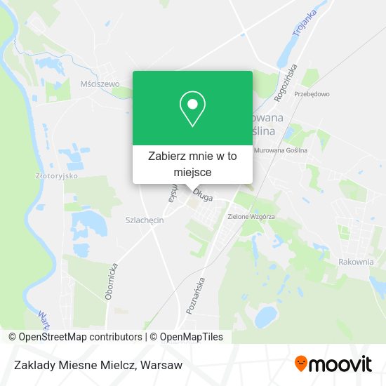 Mapa Zaklady Miesne Mielcz