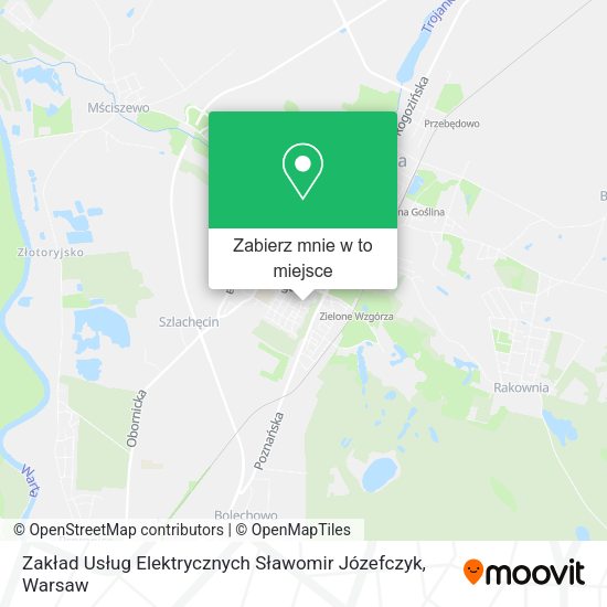 Mapa Zakład Usług Elektrycznych Sławomir Józefczyk