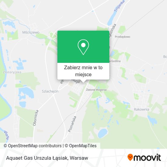 Mapa Aquaet Gas Urszula Łąsiak