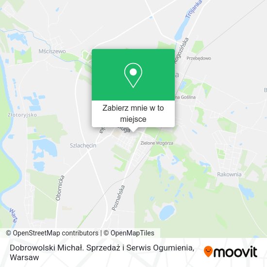 Mapa Dobrowolski Michał. Sprzedaż i Serwis Ogumienia