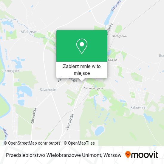 Mapa Przedsiebiorstwo Wielobranzowe Unimont