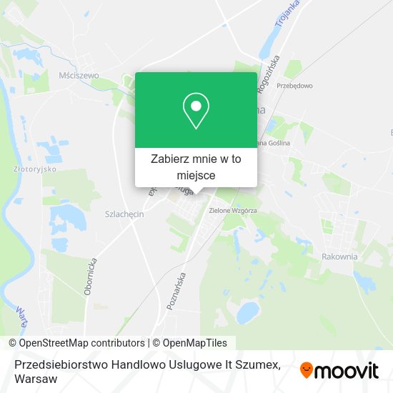 Mapa Przedsiebiorstwo Handlowo Uslugowe It Szumex