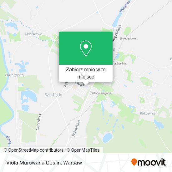 Mapa Viola Murowana Goslin