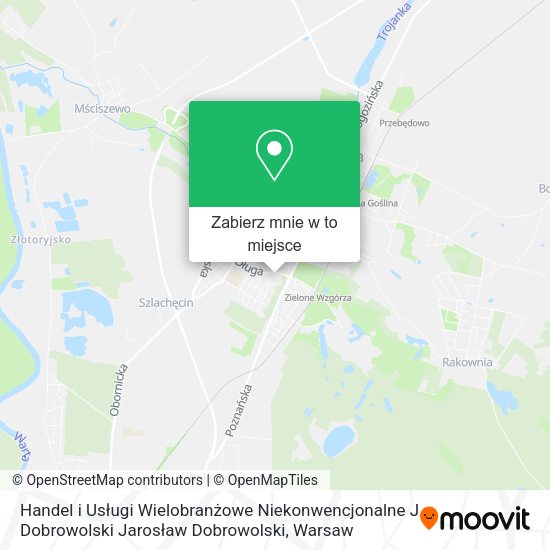 Mapa Handel i Usługi Wielobranżowe Niekonwencjonalne J Dobrowolski Jarosław Dobrowolski