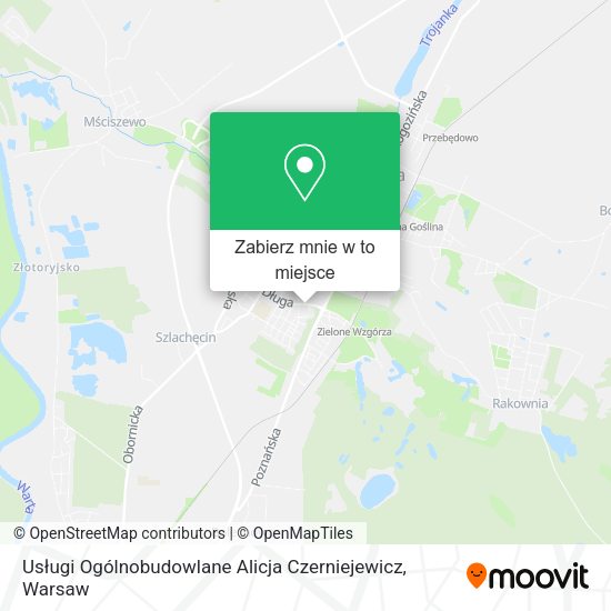 Mapa Usługi Ogólnobudowlane Alicja Czerniejewicz