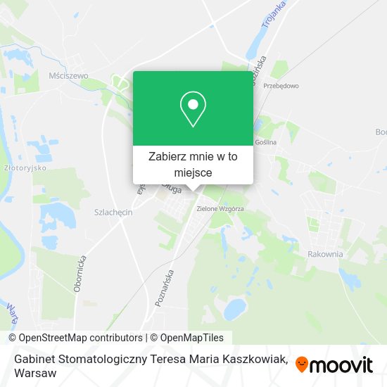 Mapa Gabinet Stomatologiczny Teresa Maria Kaszkowiak