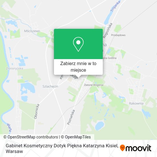 Mapa Gabinet Kosmetyczny Dotyk Piękna Katarzyna Kisiel