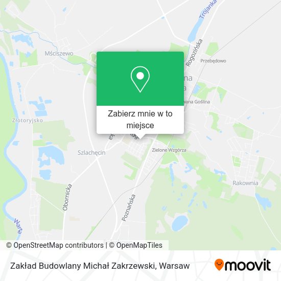 Mapa Zakład Budowlany Michał Zakrzewski