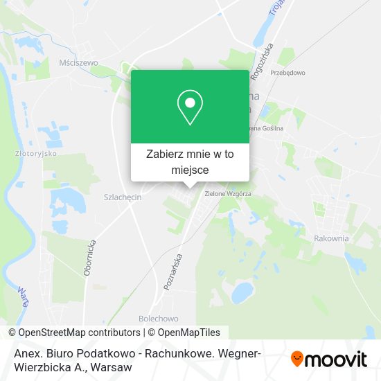 Mapa Anex. Biuro Podatkowo - Rachunkowe. Wegner-Wierzbicka A.